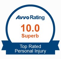10.0 Superb Avvo Rating, Top Rated Personal Injury